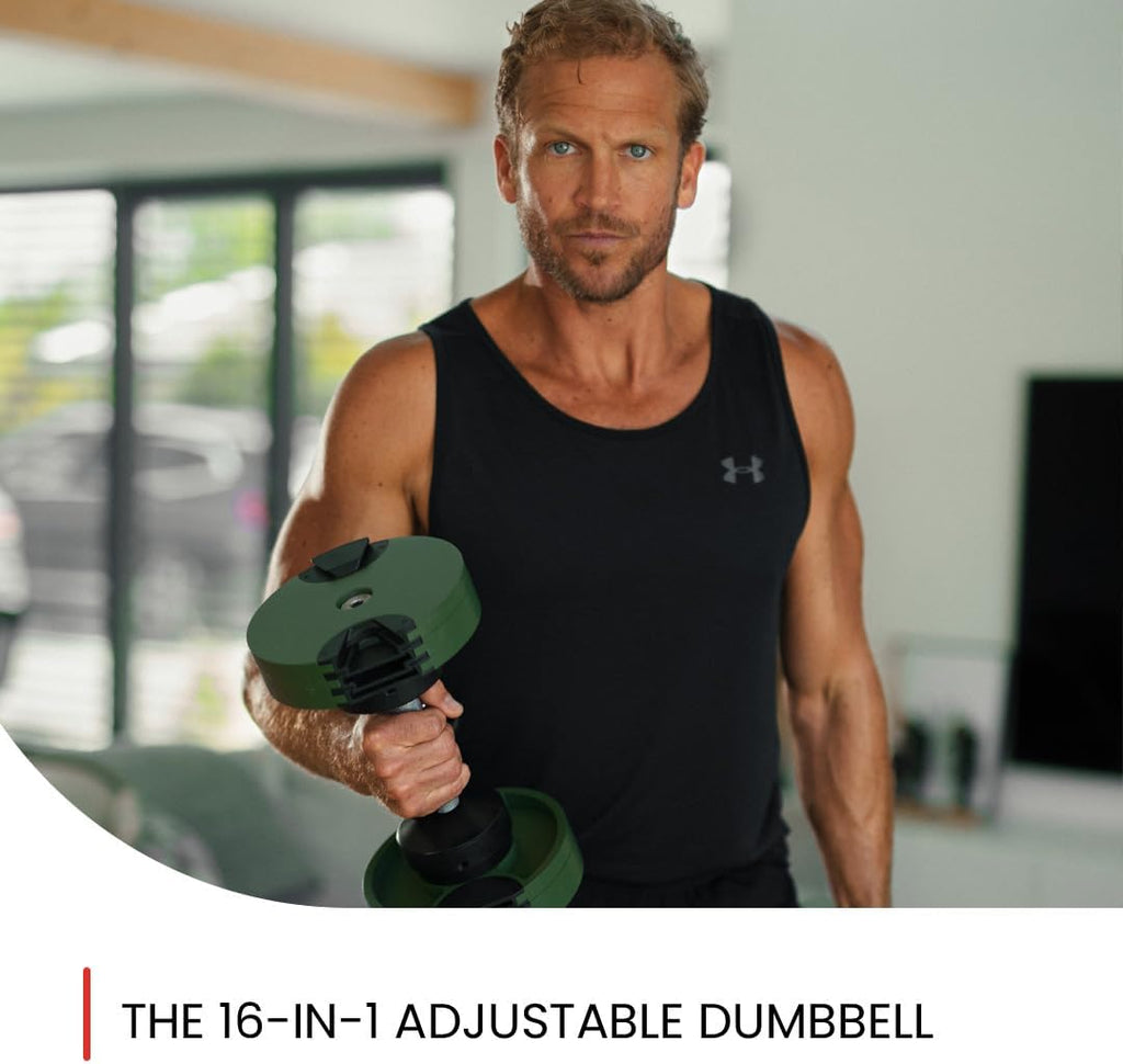 Adjustable Dumbbells 5-80 lbs: Replace 16 Sets