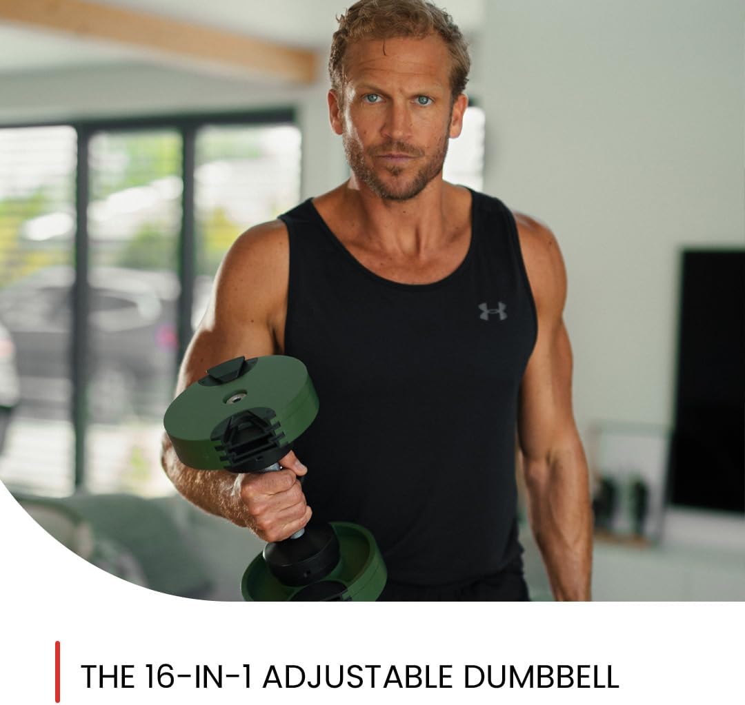 Adjustable Dumbbells 5-80 lbs: Replace 16 Sets
