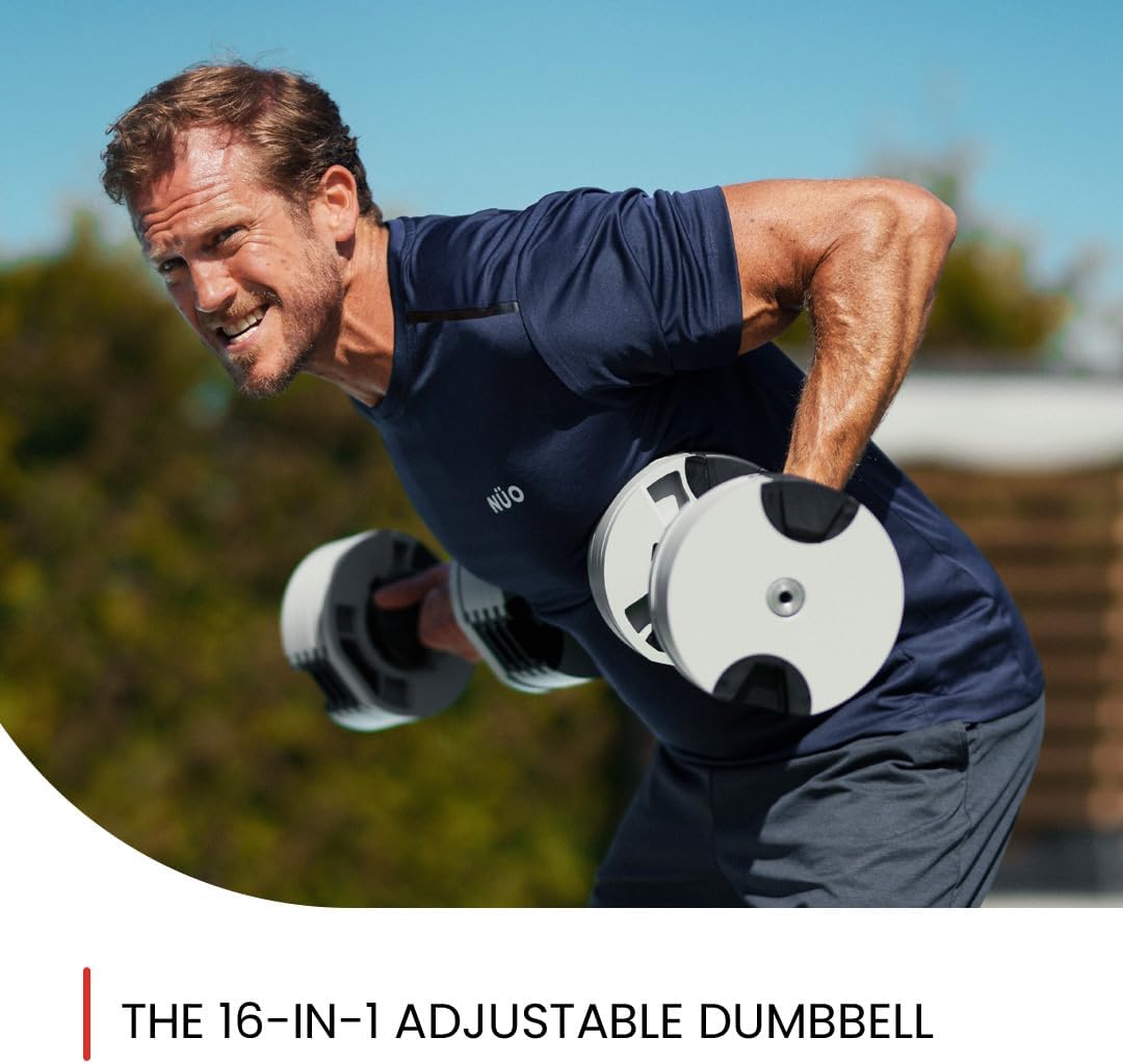 Adjustable Dumbbells 5-80 lbs: Replace 16 Sets