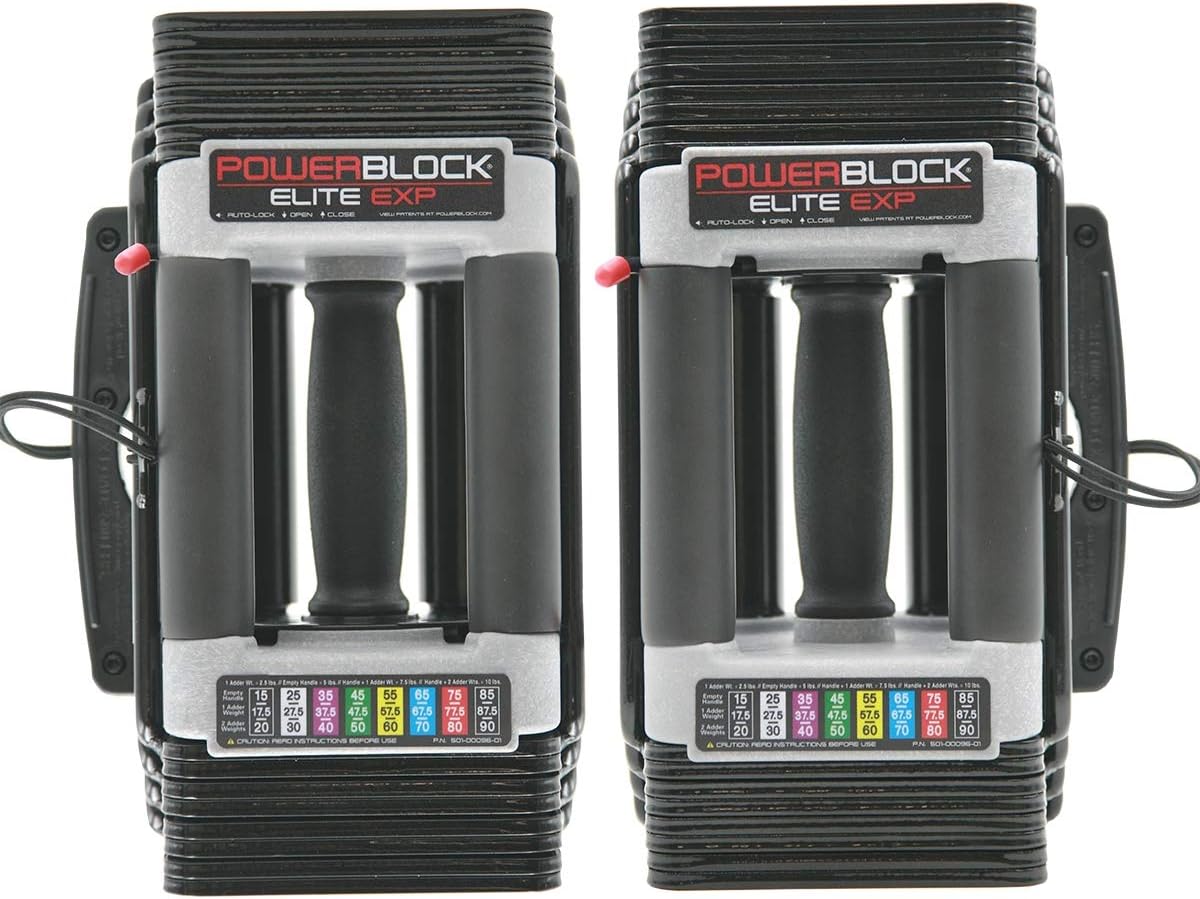 Adjustable Dumbbells, Sold in Pairs, Stage 1, 5-50 lb. Dumbbells