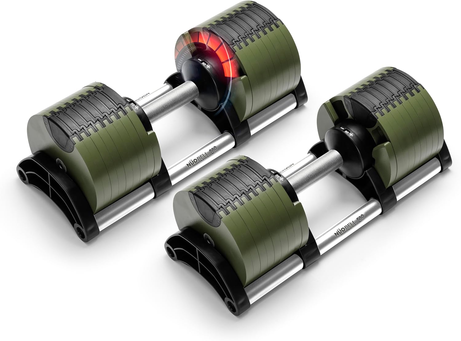 Adjustable Dumbbells 5-80 lbs: Replace 16 Sets