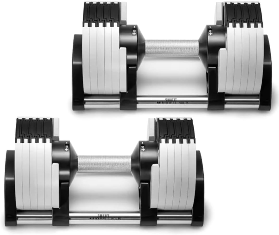 Adjustable Dumbbells Feel Real Like Traditional Dumbbells Highly Durable Best 2 Year Warranty