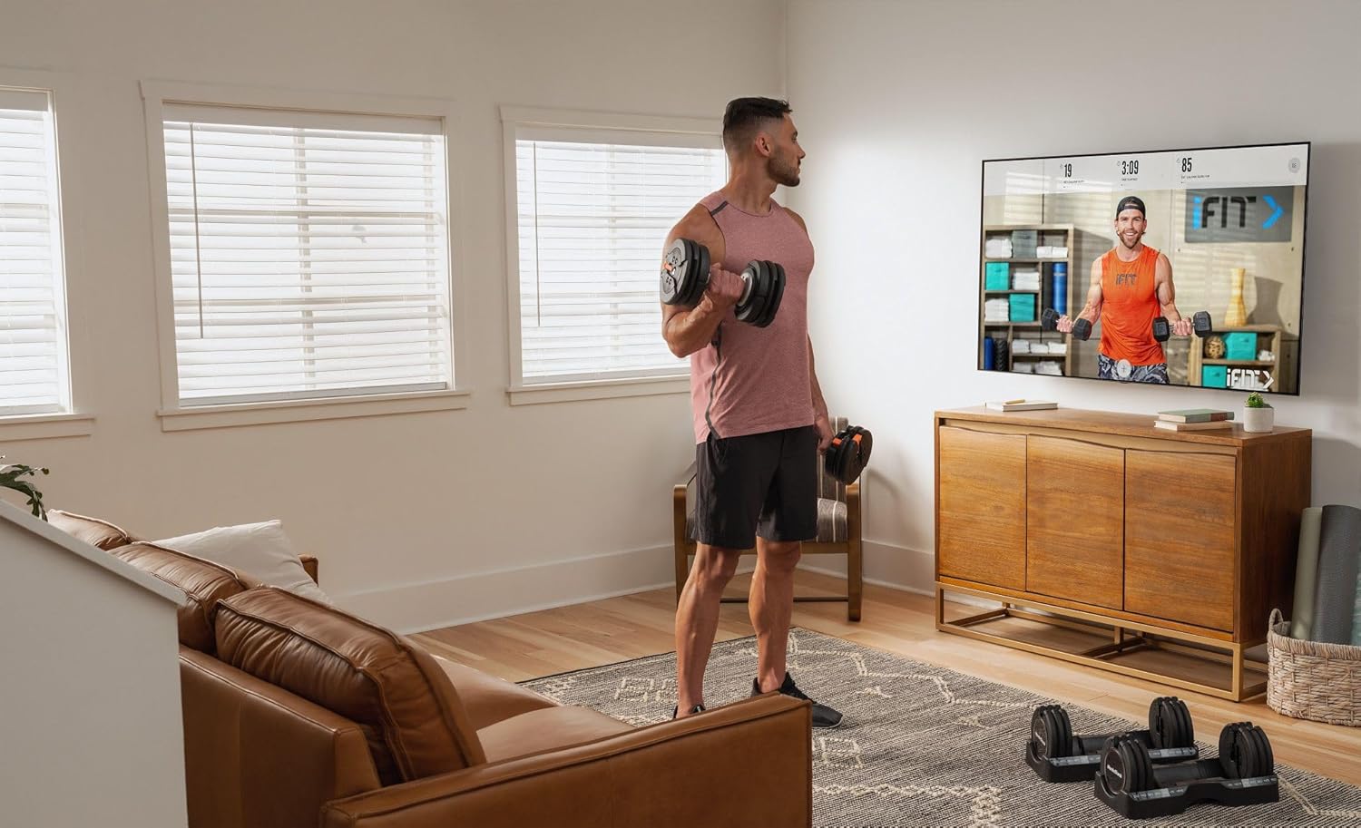 Select-a-Weight Adjustable Dumbbells