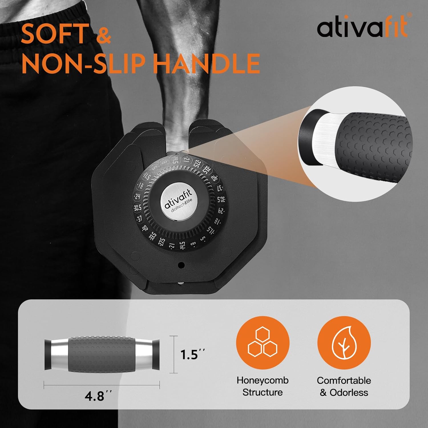 27.5/66/88LBS Pair Adjustable Dumbbell Set with Anti-slip Handle 12 In 1 Quick Dial Adjustment Weights With Safety Locking Button Space Saving Strength Training for Full Body Home Gym Workout