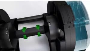 Adjustable Dumbbells Feel Real Like Traditional Dumbbells Highly Durable Best 2 Year Warranty