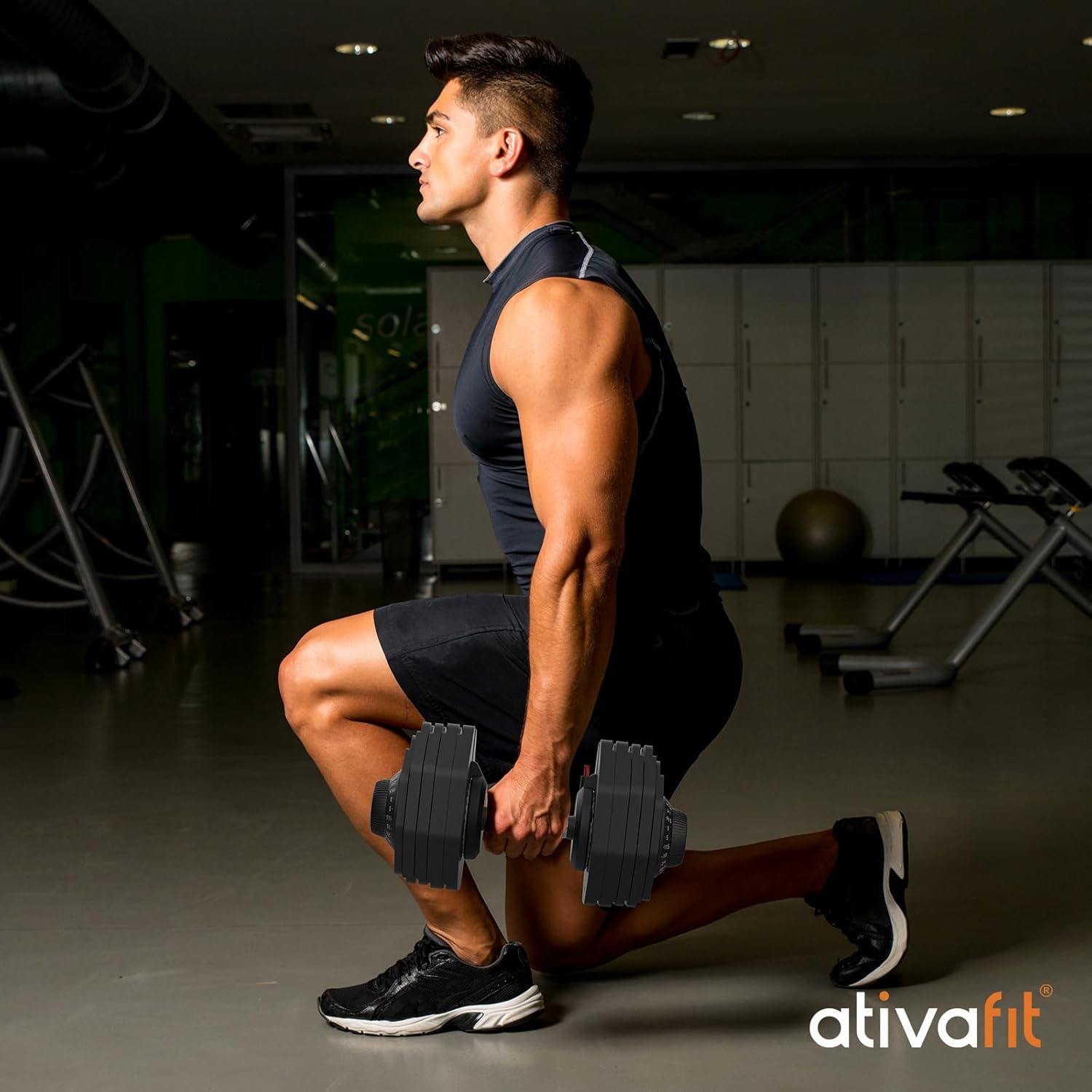 27.5/66/88LBS Pair Adjustable Dumbbell Set with Anti-slip Handle 12 In 1 Quick Dial Adjustment Weights With Safety Locking Button Space Saving Strength Training for Full Body Home Gym Workout
